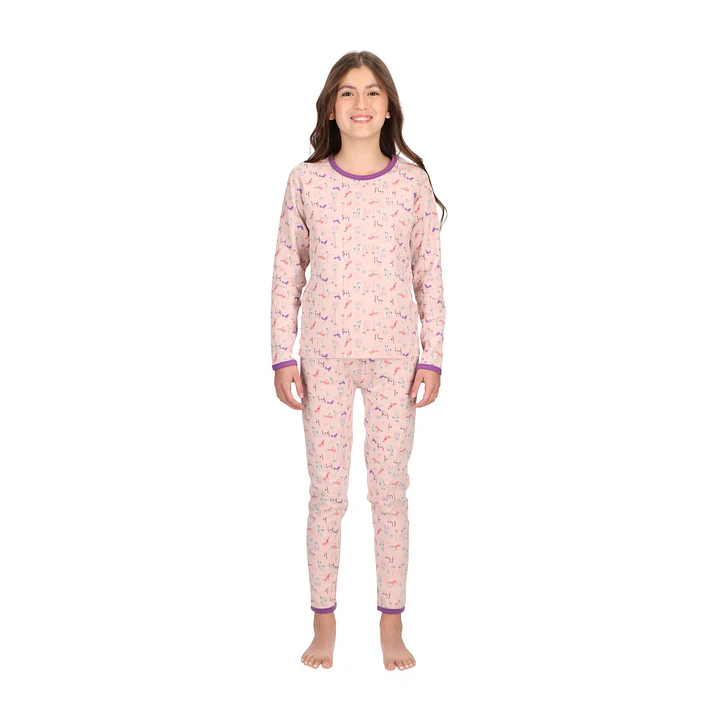 PIJAMA ALGODÓN INFANTIL ACANALADO 1