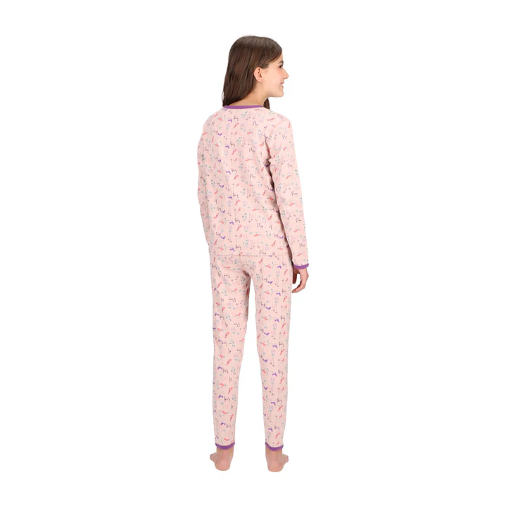 PIJAMA ALGODÓN INFANTIL ACANALADO 2