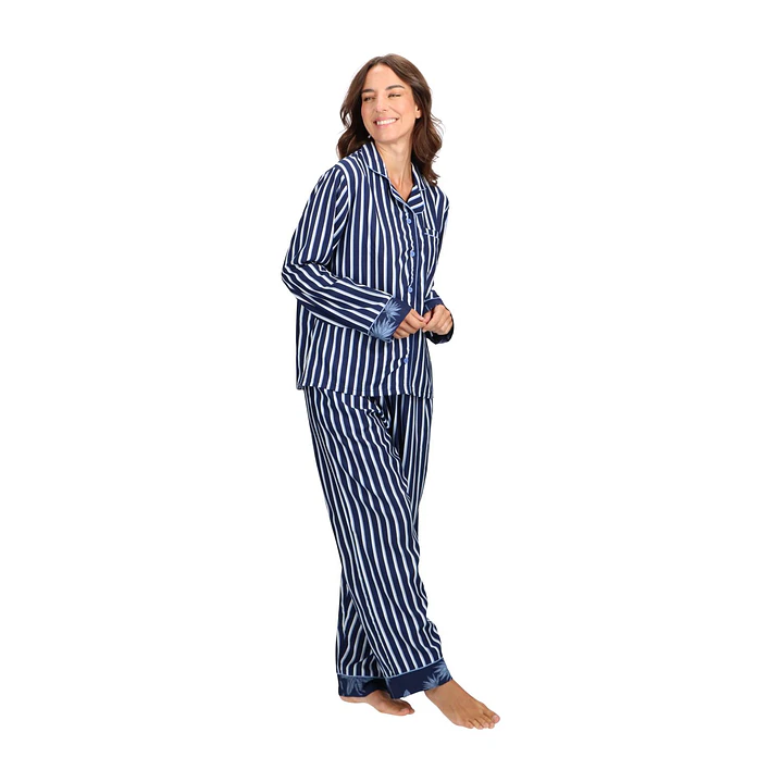 PIJAMA VISCOSA CAMISERO 1