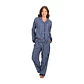 PIJAMA VISCOSA CAMISERO - Miniatura 3