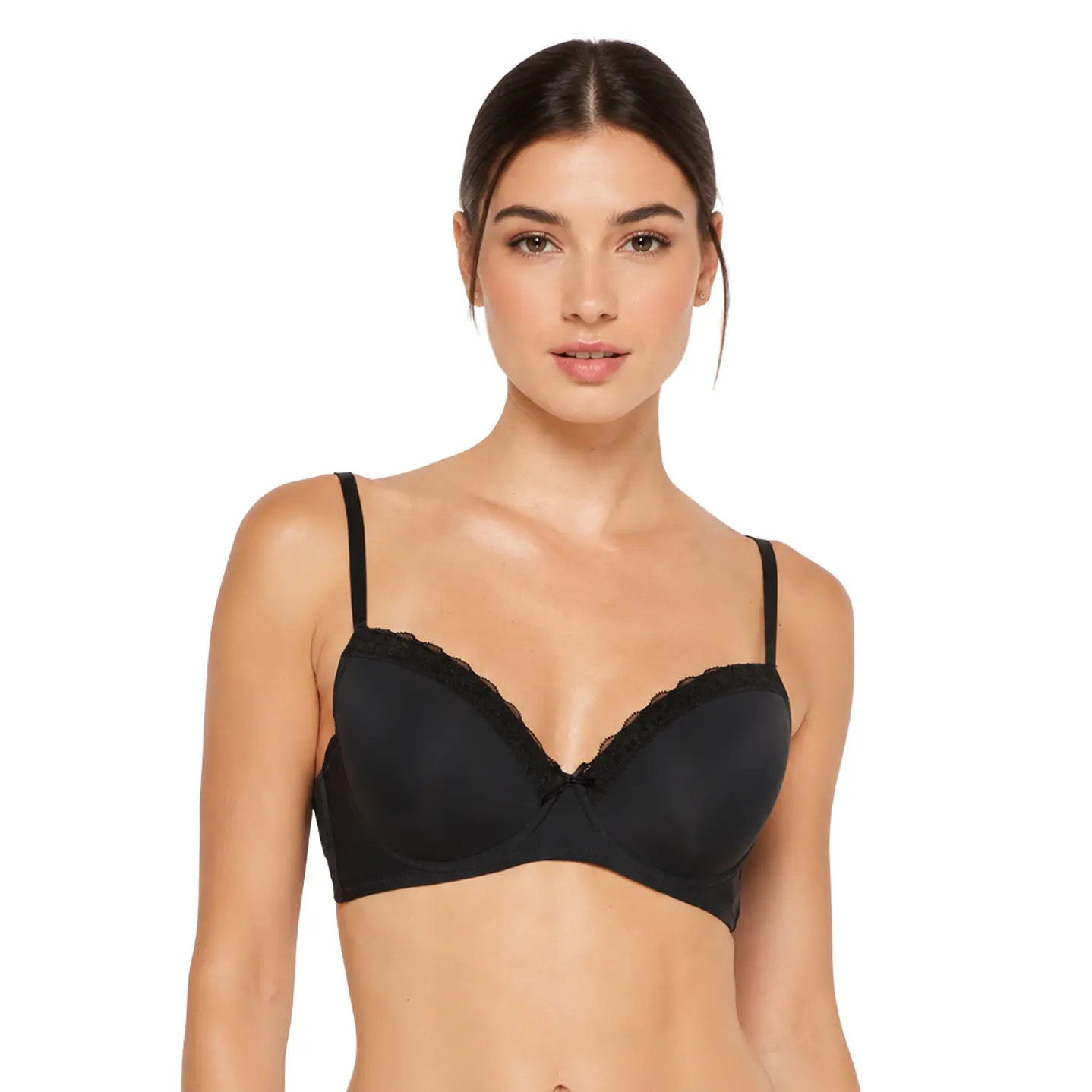 SOSTÉN PUSH UP SOFT MICROFIBRA ENCAJE 1