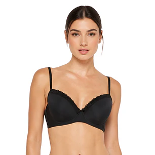 SOSTÉN PUSH UP SOFT MICROFIBRA ENCAJE