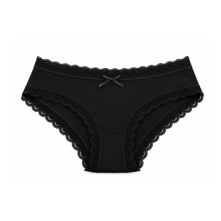 PACK 4 PANTALETAS ALGODÓN ENCAJE 2