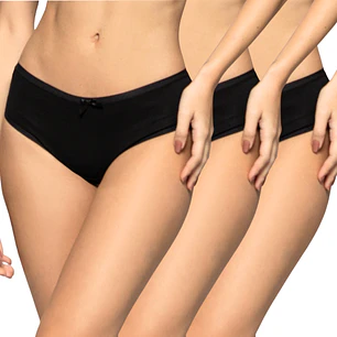 PACK DE 3 CALZONES CULOTTE ALGODÓN