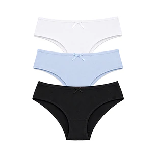PACK DE 3 CULOTTELESS ALGODÓN ELASTICADO