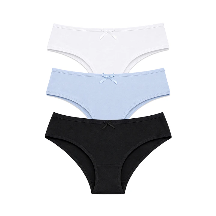 PACK DE 3 CULOTTELESS ALGODÓN ELASTICADO 3