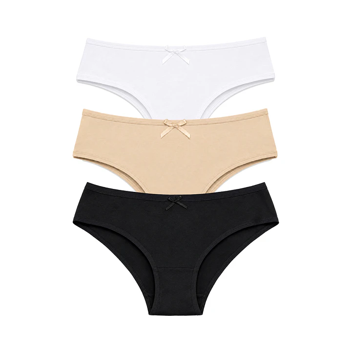 PACK DE 3 CULOTTELESS ALGODÓN ELASTICADO 5
