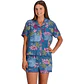 PIJAMA CAMISERO VISCOSA ESTAMPADO - Miniatura 1