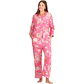 PIJAMA LARGO CAMISERO VISCOSA - Miniatura 1