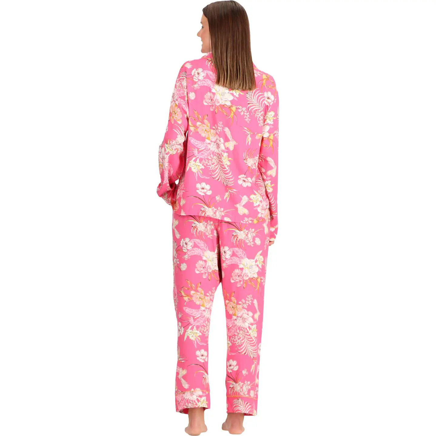 PIJAMA LARGO CAMISERO VISCOSA 3