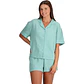PIJAMA CORTO CAMISERO ALGODÓN - Miniatura 1