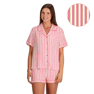PIJAMA CAMISERO VISCOSA 