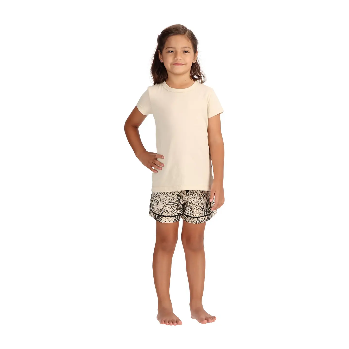 PIJAMA CORTO 100% ALGODÓN ZEBRA INFANTIL 1