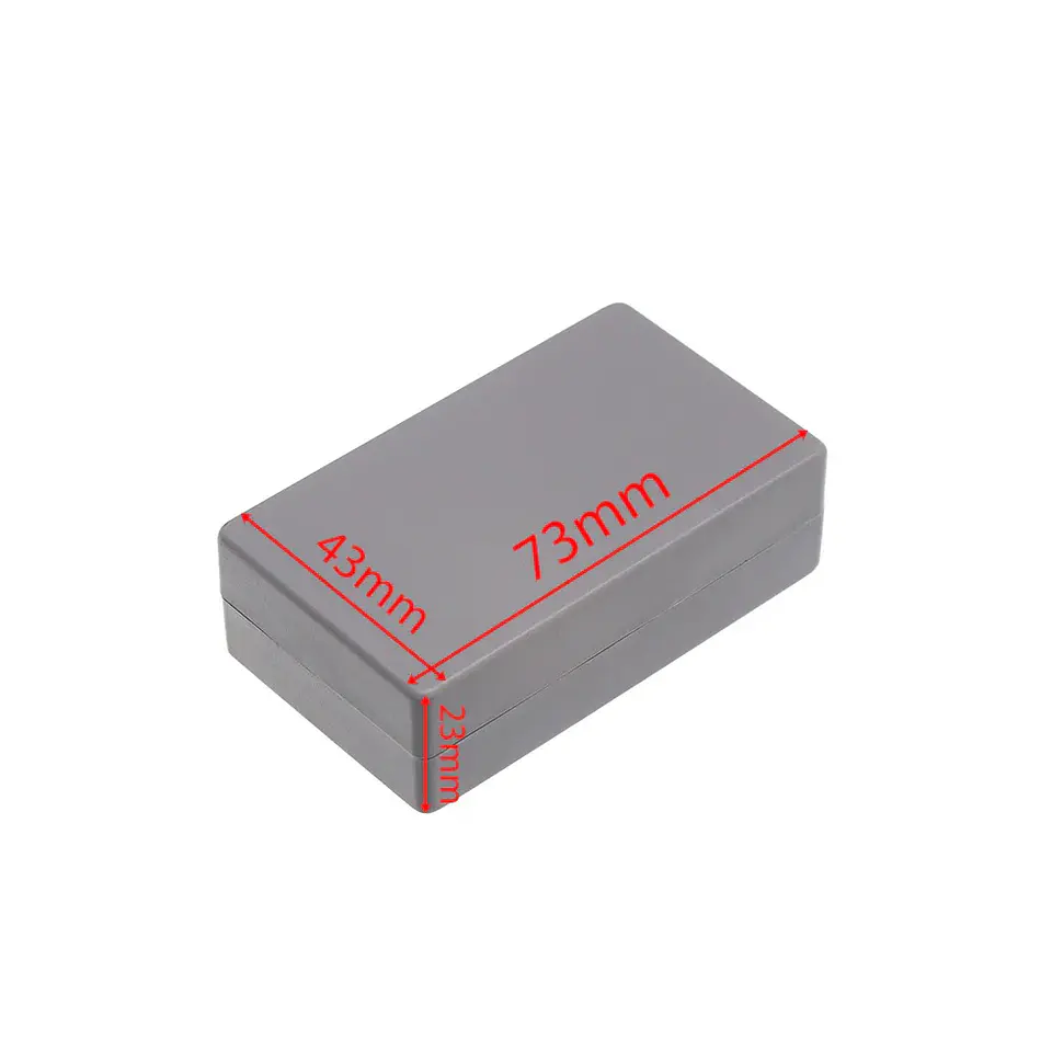 Boîtier de projet étanche en plastique ABS pour composants électroniques – Boîte de rangement / Enceinte pour instruments 23