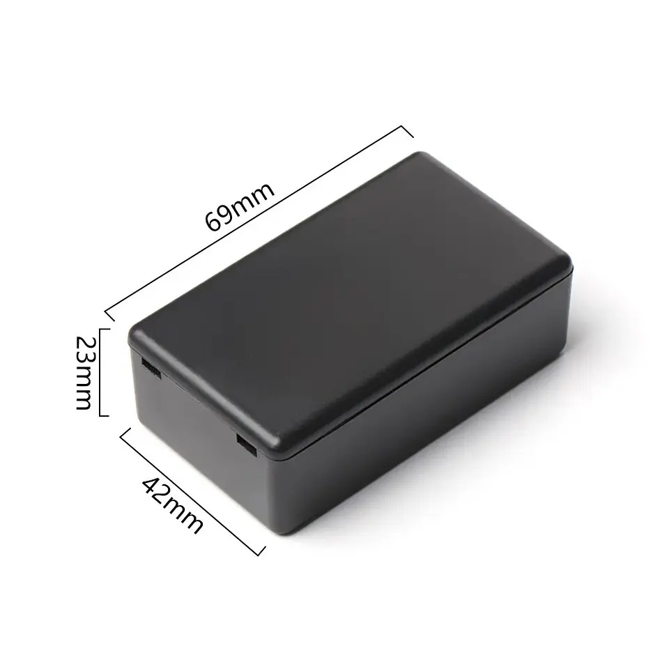 Boîtier de projet étanche en plastique ABS pour composants électroniques – Boîte de rangement / Enceinte pour instruments 24