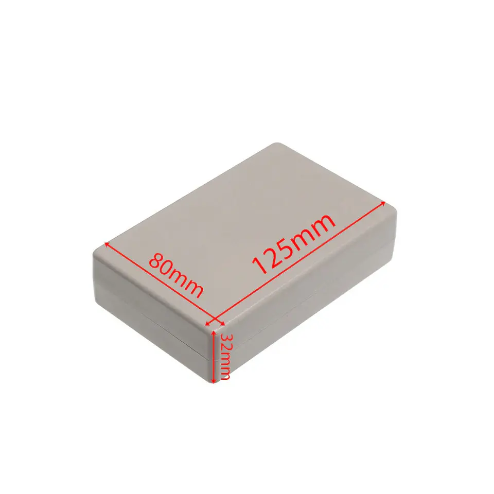 Boîtier de projet étanche en plastique ABS pour composants électroniques – Boîte de rangement / Enceinte pour instruments 25