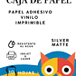 Papel Vinilo adhesivo imprimible Matte silver - Miniatura 3