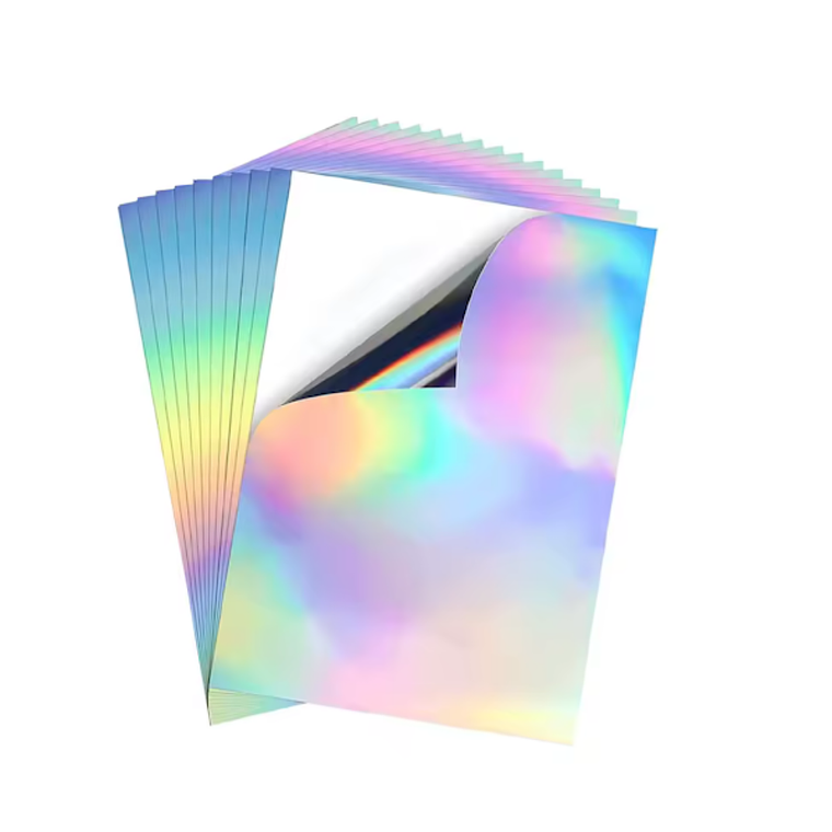 Papel Vinilo adhesivo imprimible Holográfico 2