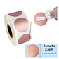 Sticker Raspable Circulo Rosado 300 uni - Miniatura 3