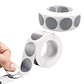 Sticker Raspable Circulo Plateado 300 uni - Miniatura 2