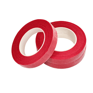 Cinta de Flores tallo Rojo  12 mm x 27 m 1 unidad