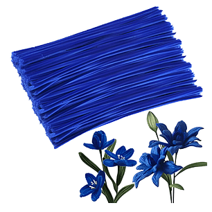 Limpia Pipas 100 Piezas Azul Electrico 30 cm