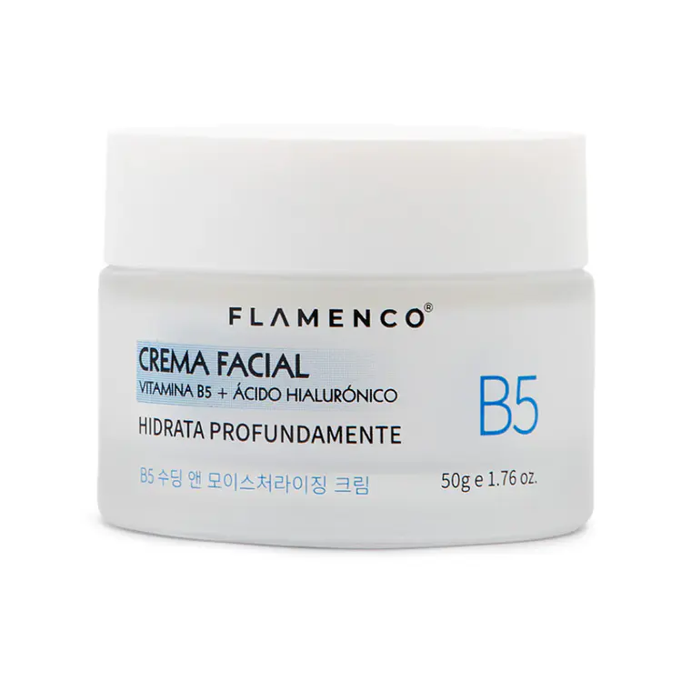 Crema Facial Vitamina B5 + Hialurónico 1