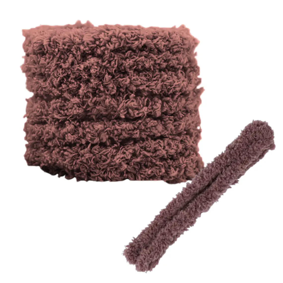 Limpiapipas De Felpa Chenilla Jumbo 6 Uni Marron 1