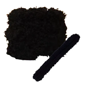 Limpiapipas De Felpa Chenilla Jumbo 6 Uni Negro
