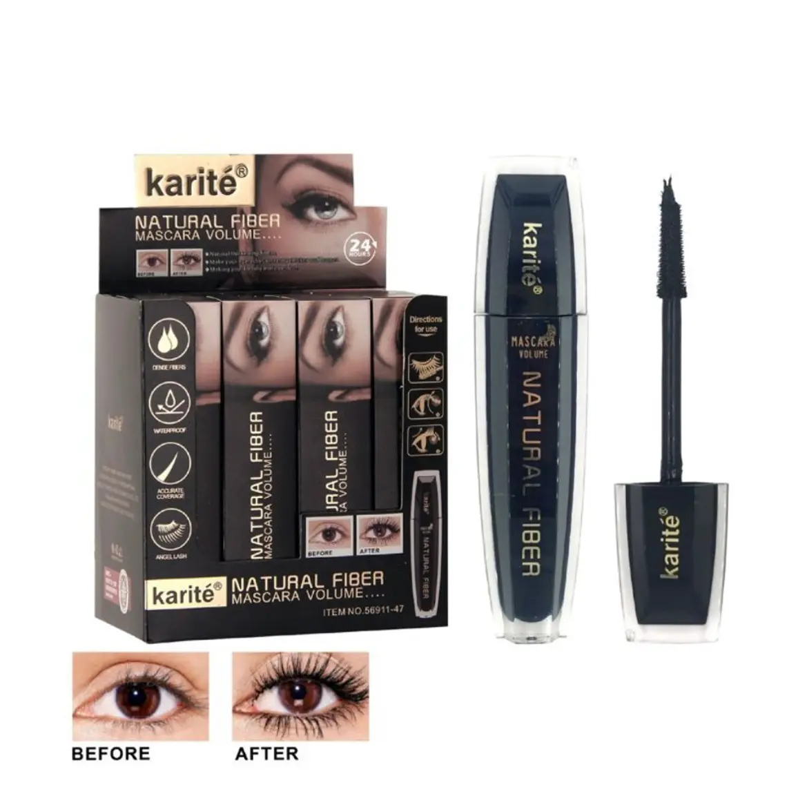 MASCARA DE PESTAÑAS DE MICROFIBRA 1