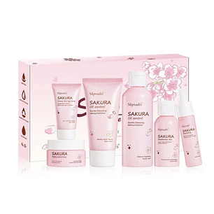 Set Skincare Sakura centella  Niacinamida B9 Facial 6 piezas