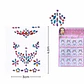 Cartón Sticker Gemas para Maquillaje  - Miniatura 2