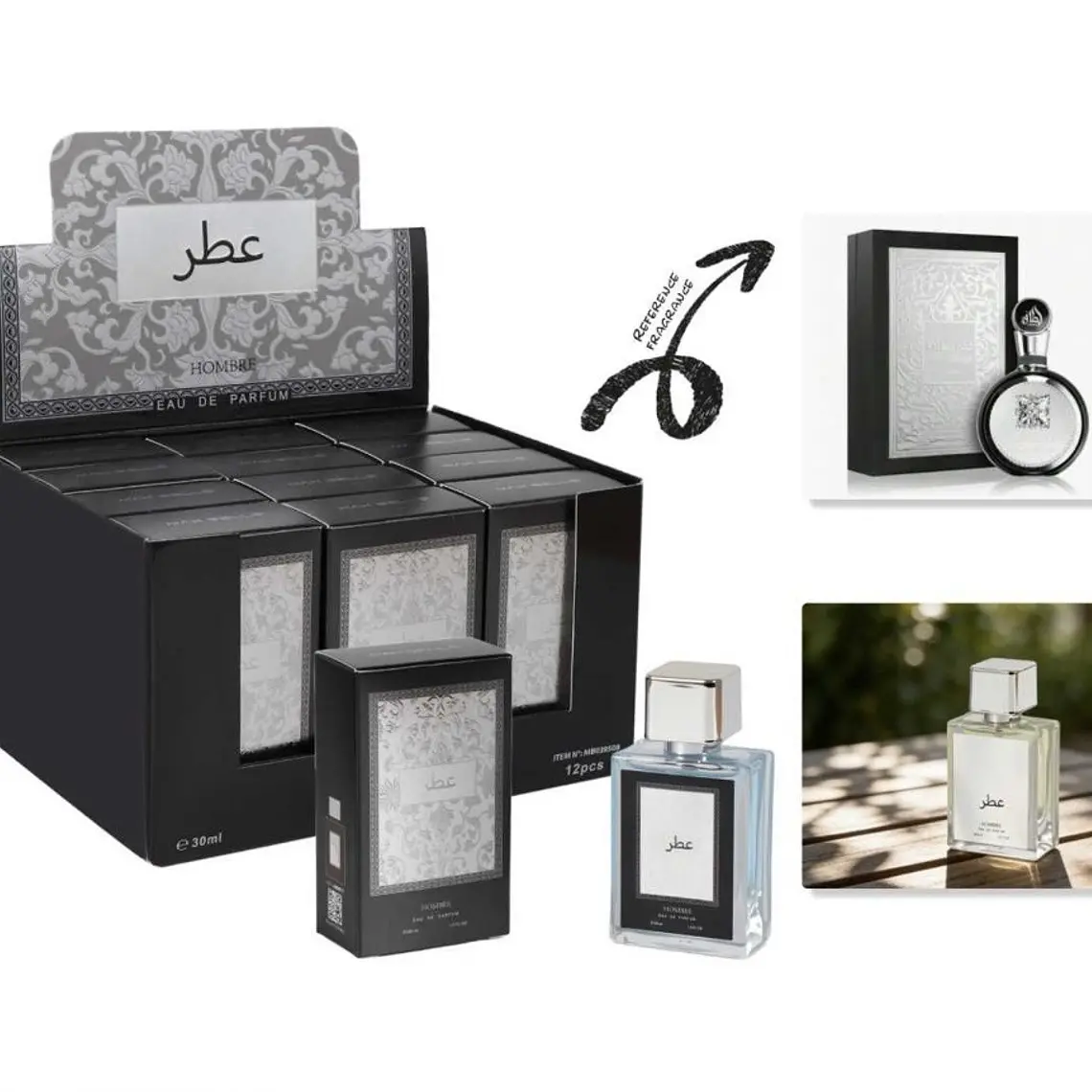 Perfume Fakhar black hombre  1
