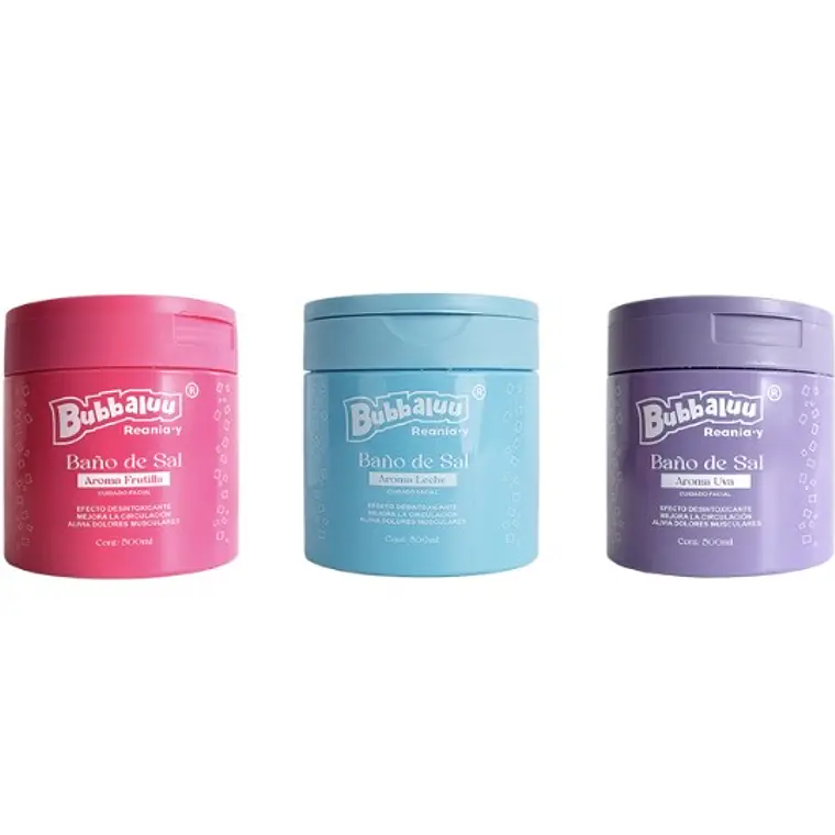 Baño De Sal Facial & Exfoliante Cremosivo (500 ml) – Bubbaluu 1