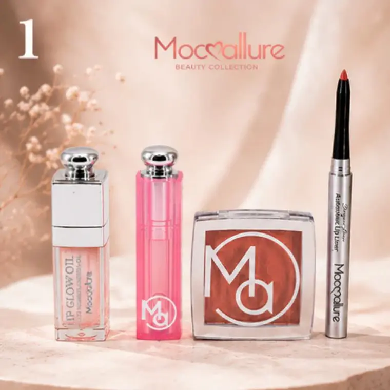 Set de Maquillaje Bálsamo labial y elegancia para las mejillas | 4 Piezas 2