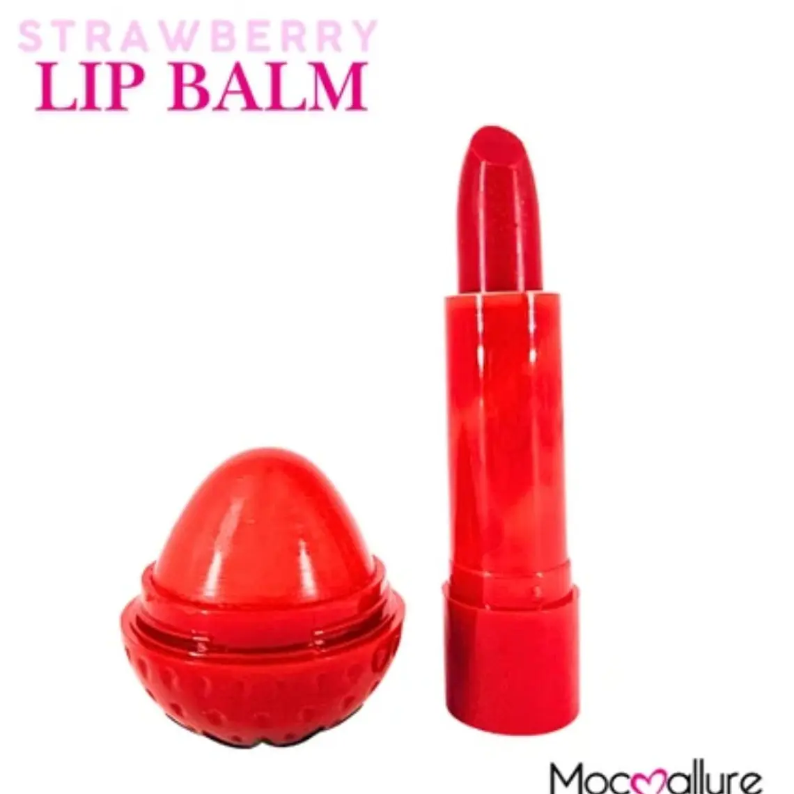Set Bálsamo Labial Strawberry Lip Balm – Dúo Hidratante 3