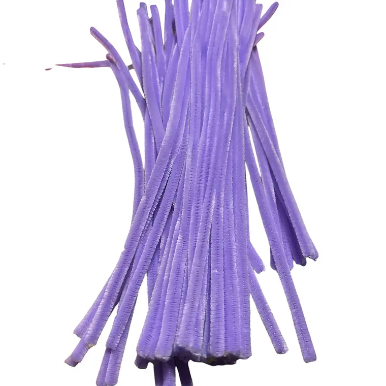 Paquete de limpia pipa Lila  100 uni 2