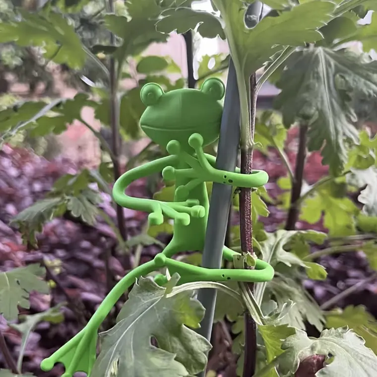 Soporte Flexible para Plantas Diseño Ranita 1 uni 4