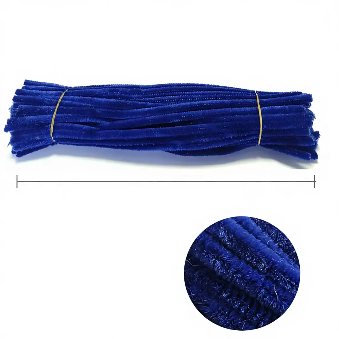 Limpia Pipas 100 Piezas Azul Índigo 30 cm 1