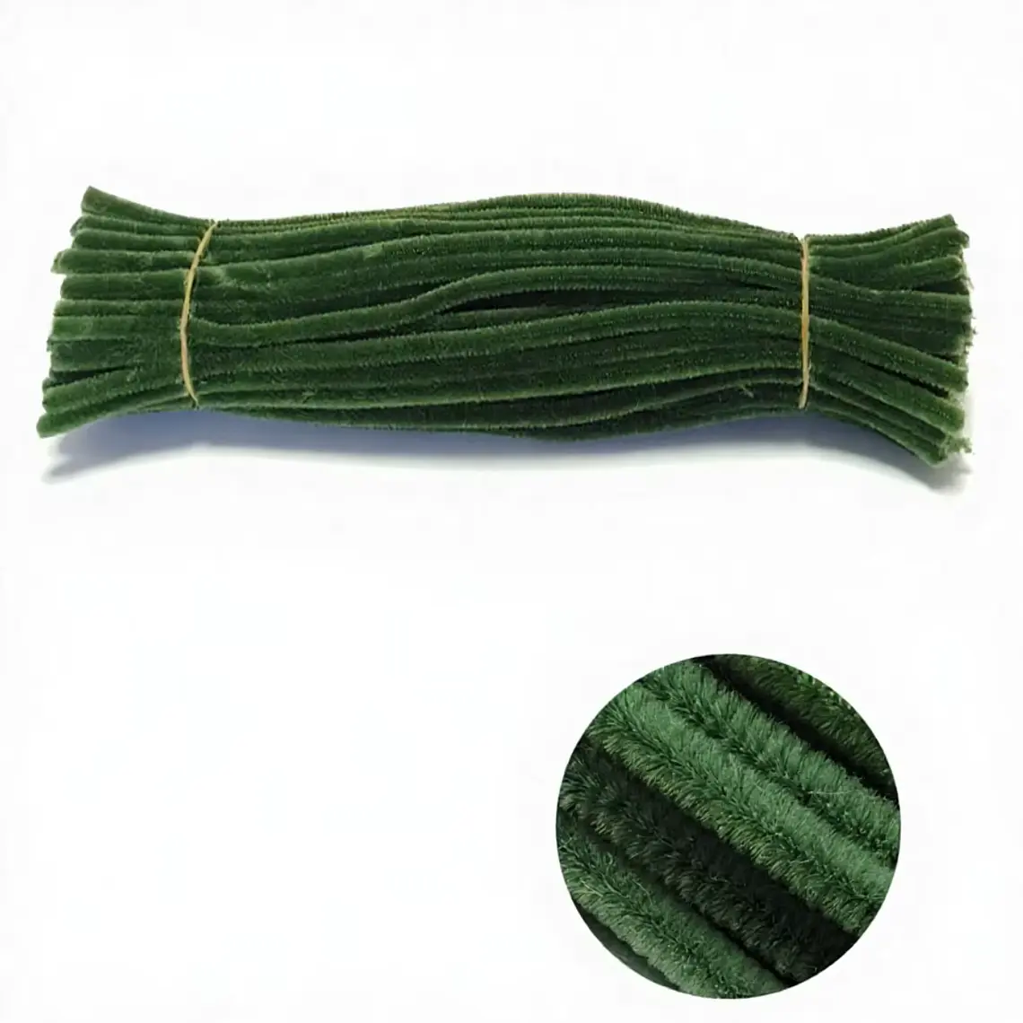 Limpia Pipas 100 Piezas Verde pino 30 cm 1