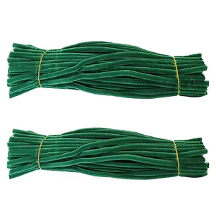 Limpia Pipas 100 Piezas Verde Oscuro 30 cm