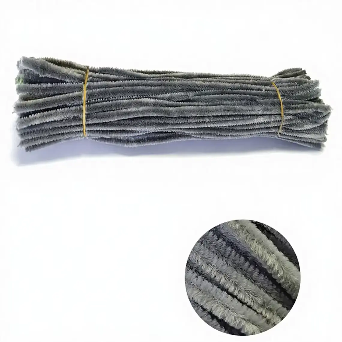 Limpia Pipas 100 Piezas Gris 30 cm 1