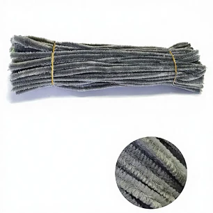Limpia Pipas 100 Piezas Gris 30 cm
