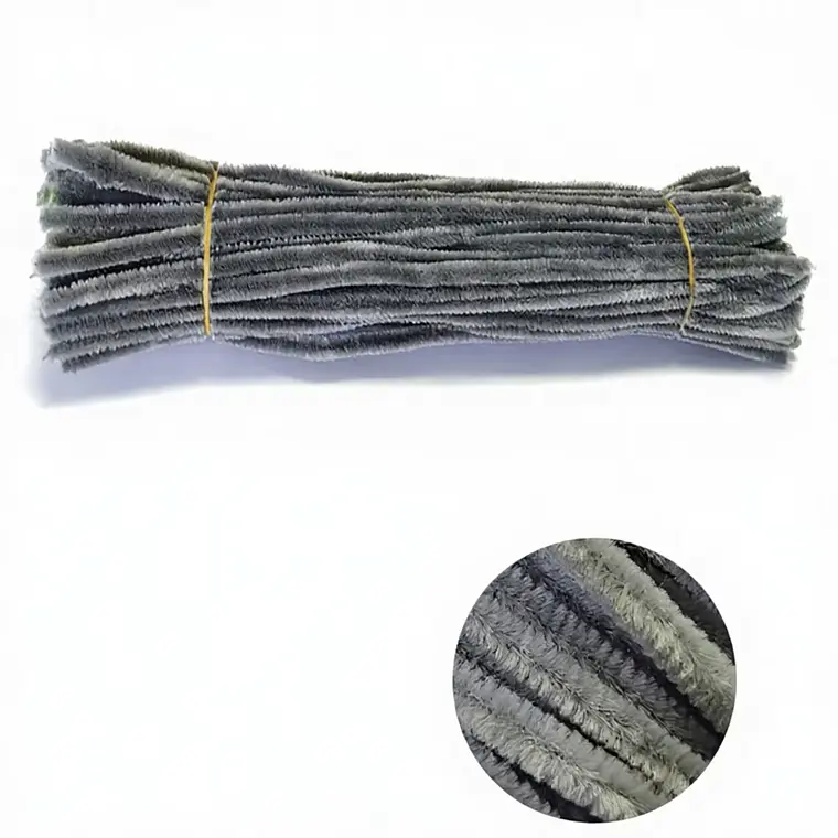 Limpia Pipas 100 Piezas Gris 30 cm 1