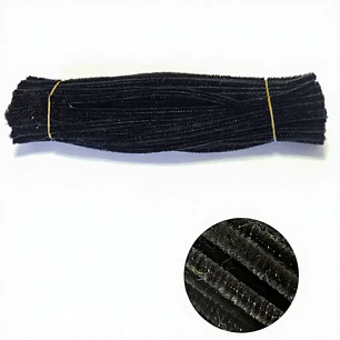Limpia Pipas 100 Piezas Negro 30 cm