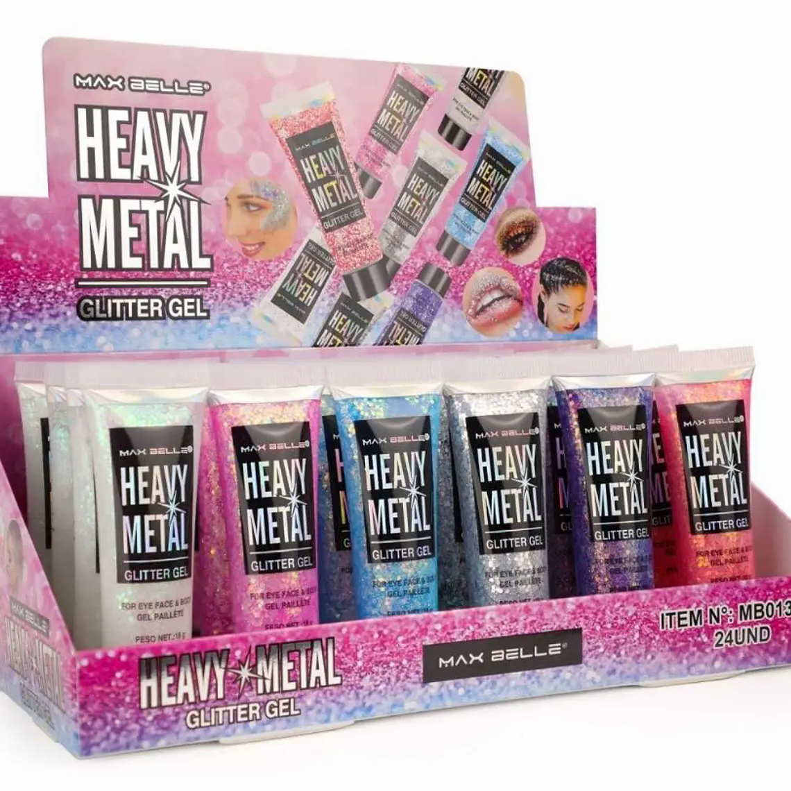 Glitter en Gel Heavy Metal 1