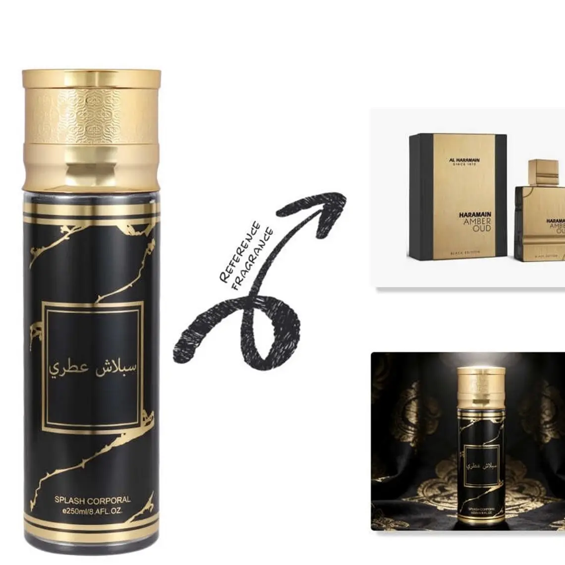splash corporal Dupe amber oud gold edition mujer 1
