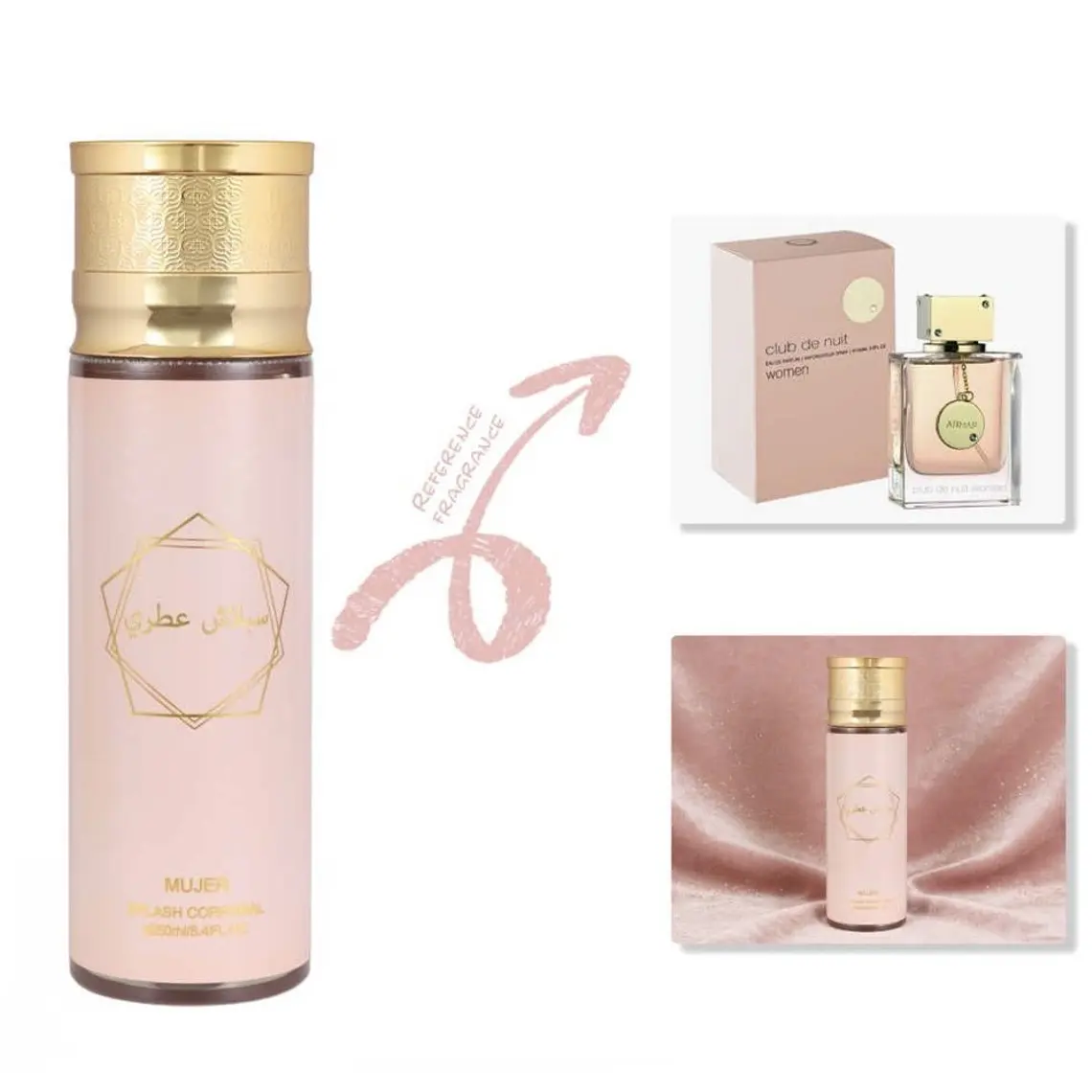 splash corporal Dupe club de nuit woman 250 ml 1