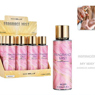 Fragancia splash mujer Dupe my way 250ml