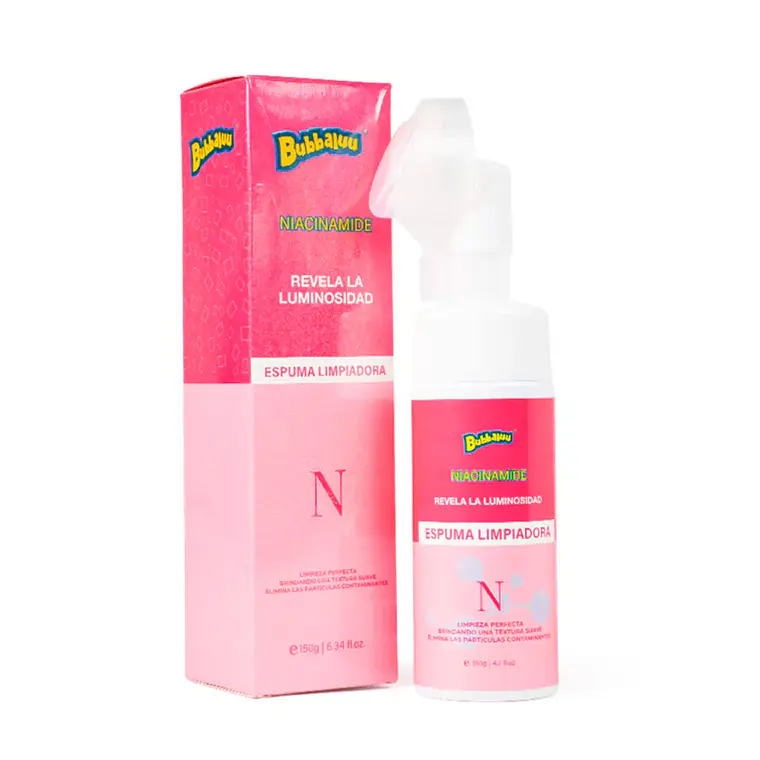Espuma de Limpieza Facial Bubbaluu Niacinamida 150 g 1
